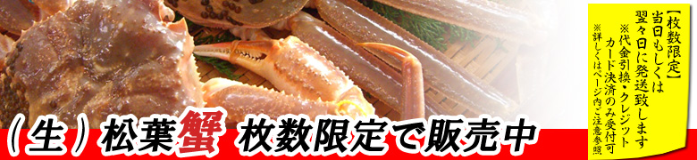 【訳あり】生松葉がに販売中です ■□■ 25/04/01更新しました(在庫限り) □■□