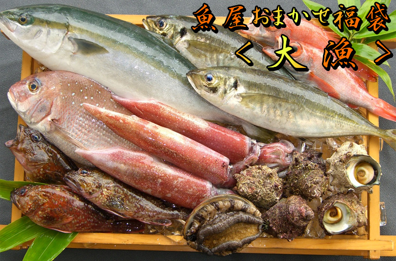 旬の味覚の詰合せ! 魚屋おまかせ福袋<大漁・玄海・荒波>(日本海産)